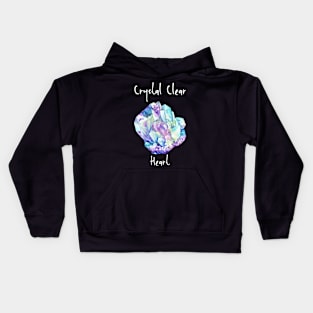 Crystal clear heart Kids Hoodie